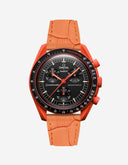 Mission to Earth - Lava (Leather Strap) - OM Luxury