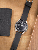 Black Cowhide Leather Strap 17mm-21mm - OM Luxury