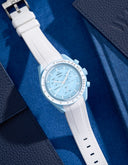 Curved Vertech Rubber Strap - White - OM Luxury