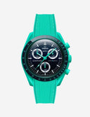 MoonSwatch Mission On Earth Watch - Polar Lights (Rubber Strap) - OM Luxury